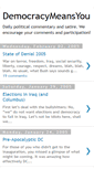 Mobile Screenshot of democracymeansyou.blogspot.com