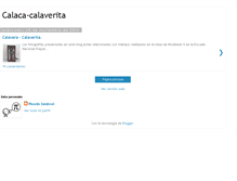 Tablet Screenshot of calaca-calaverita.blogspot.com