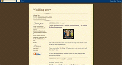 Desktop Screenshot of marriage2007.blogspot.com