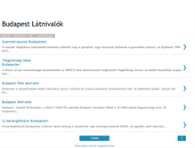 Tablet Screenshot of budapestlatnivalok.blogspot.com
