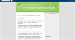 Desktop Screenshot of hotelinmalaysia.blogspot.com