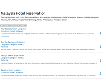 Tablet Screenshot of hotelinmalaysia.blogspot.com