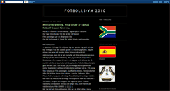 Desktop Screenshot of fotbolls-vm2010.blogspot.com