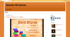 Desktop Screenshot of meegohdgames.blogspot.com