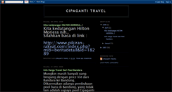 Desktop Screenshot of cipaganti-travel.blogspot.com