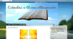 Desktop Screenshot of estudoseaconselhamento.blogspot.com