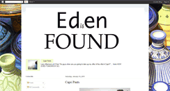Desktop Screenshot of edenisfound.blogspot.com