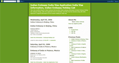 Desktop Screenshot of indian-embassy.blogspot.com