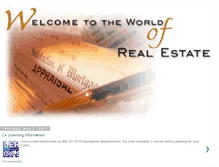 Tablet Screenshot of accreditedrealestateschools.blogspot.com