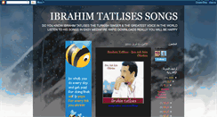 Desktop Screenshot of ibrahimtatlisessongs.blogspot.com