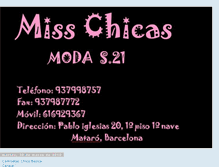 Tablet Screenshot of misschicas.blogspot.com