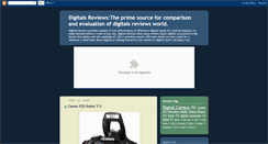 Desktop Screenshot of digitals-reviews.blogspot.com