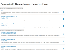 Tablet Screenshot of games-death.blogspot.com