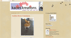 Desktop Screenshot of kacieskreations.blogspot.com