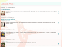 Tablet Screenshot of lucimararaujo1.blogspot.com