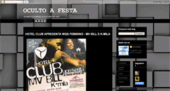 Desktop Screenshot of ocultoafesta.blogspot.com