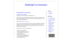 Desktop Screenshot of car-insurance-endsleigh.blogspot.com