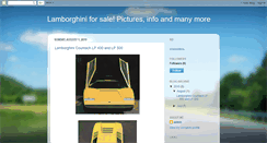 Desktop Screenshot of lamborghiniforsale.blogspot.com