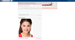 Desktop Screenshot of philippines-actresses-models.blogspot.com