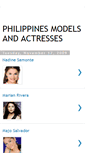 Mobile Screenshot of philippines-actresses-models.blogspot.com