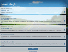 Tablet Screenshot of krauseslaegten.blogspot.com
