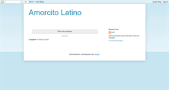 Desktop Screenshot of amorcitolatino.blogspot.com