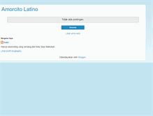 Tablet Screenshot of amorcitolatino.blogspot.com