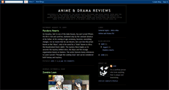 Desktop Screenshot of animedramareviews.blogspot.com