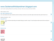 Tablet Screenshot of 3sisterswithkidsandmen.blogspot.com