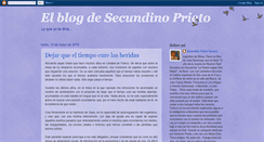 Desktop Screenshot of elblogdesecundinoprieto.blogspot.com