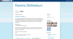 Desktop Screenshot of karensstrikkekurv.blogspot.com