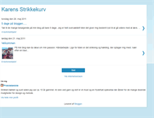 Tablet Screenshot of karensstrikkekurv.blogspot.com