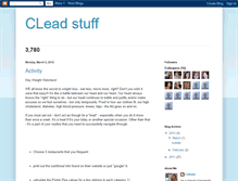 Tablet Screenshot of cleadstuff.blogspot.com