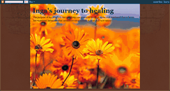 Desktop Screenshot of ingasjourneytohealing.blogspot.com