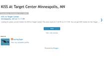 Tablet Screenshot of kiss-targetcenter-minneapolismn.blogspot.com