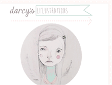 Tablet Screenshot of darcyillustrations.blogspot.com