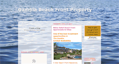 Desktop Screenshot of gambia-beach-property.blogspot.com