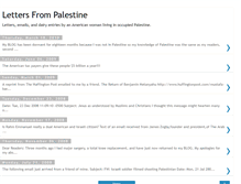 Tablet Screenshot of lettersfrompalestine.blogspot.com