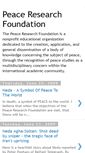 Mobile Screenshot of peaceresearchfoundation.blogspot.com