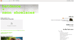 Desktop Screenshot of batdanceandneonshoelaces.blogspot.com