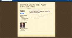 Desktop Screenshot of hospitalarandadelaparracancermama.blogspot.com