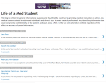 Tablet Screenshot of medstudentscott.blogspot.com