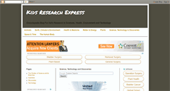 Desktop Screenshot of kidsresearchexpress-9.blogspot.com
