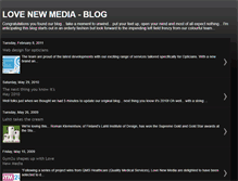 Tablet Screenshot of lovenewmedia.blogspot.com