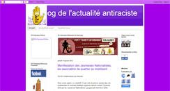 Desktop Screenshot of actualiteantiraciste.blogspot.com