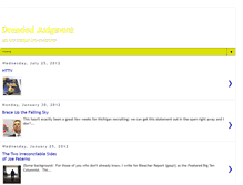 Tablet Screenshot of dreadedjudgement.blogspot.com