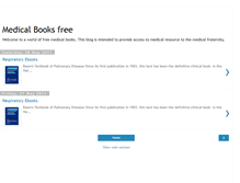 Tablet Screenshot of freemedicalbooksresource.blogspot.com