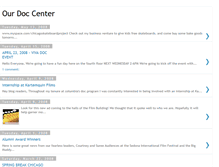 Tablet Screenshot of docfilmcenter.blogspot.com