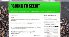 Desktop Screenshot of going-to-seed.blogspot.com