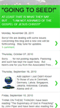 Mobile Screenshot of going-to-seed.blogspot.com
